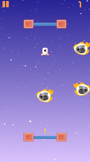 Rocket vs Meteor Screenshot 2