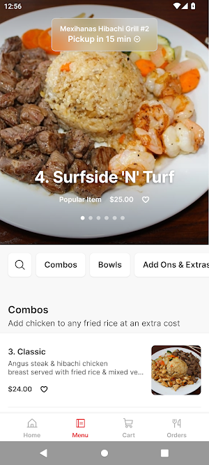 Mexihanas Hibachi Grill Screenshot 1