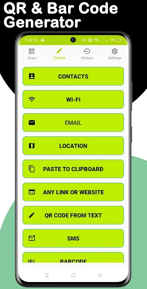 QR and Barcode FT Screenshot 1