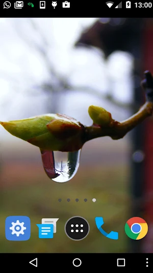 beautiful water drop wallpaper Screenshot 1
