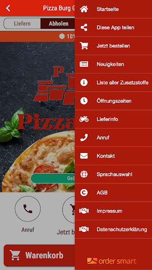 Pizza Burg Gelsenkirchen Screenshot 2
