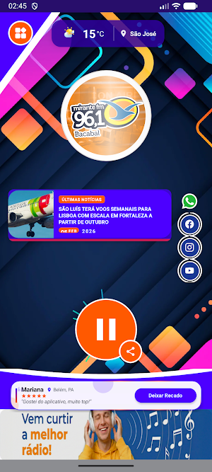 Rádio Mirante FM Bacabal Screenshot 0
