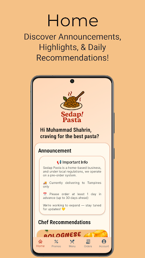 Sedap Pasta Screenshot 0