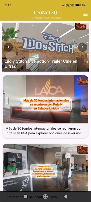 LeoNetGO Mazagine Empresarial Screenshot 1