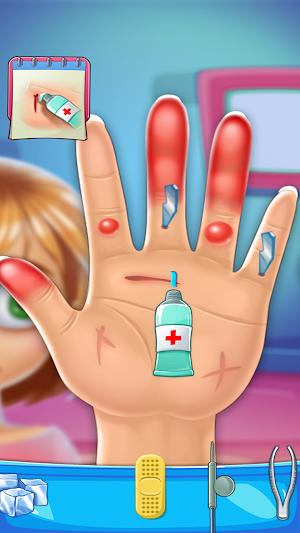 Hospital Games 3d- Hand Doctor Screenshot 1