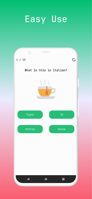 Italian Quiz Screenshot 2