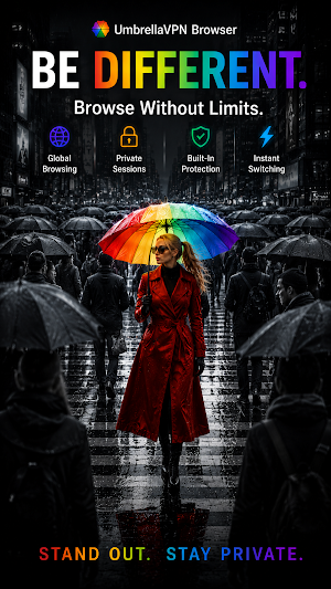 UmbrellaVPN Browser Screenshot 2