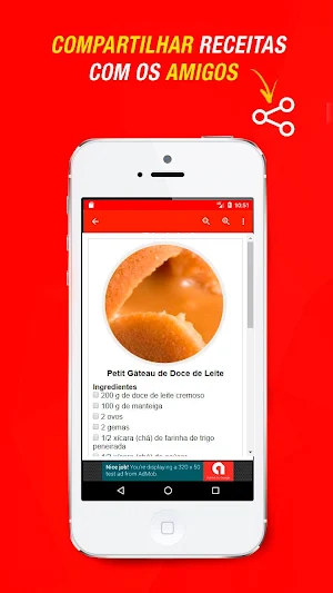 Receitas de Petit Gateau Screenshot 0