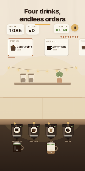 CoffeeLine: Barista Arcade Screenshot 1