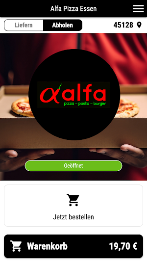 Alfa Pizza Essen Screenshot 0