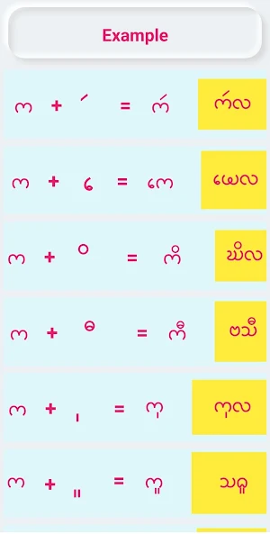 Tanchangya Alphabet Screenshot 2