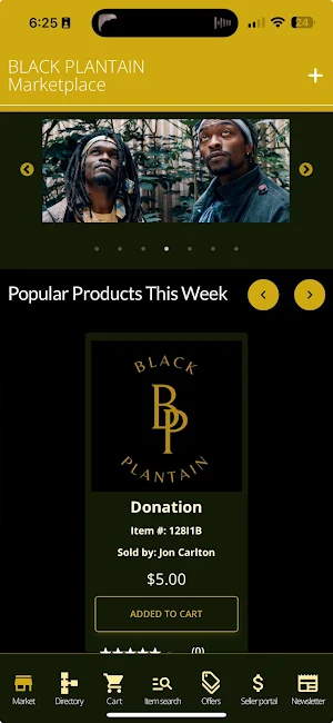 BLACK PLANTAIN Screenshot 1