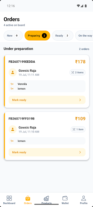 Foodbees Restaurant Screenshot 1