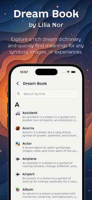 NORION Dream Book Screenshot 2