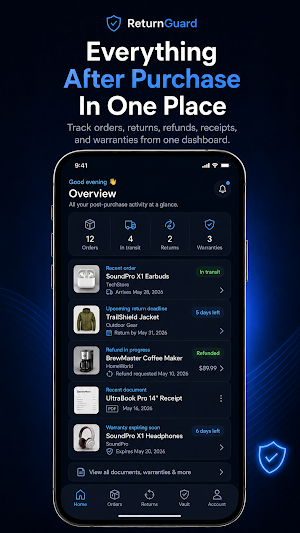 ReturnGuard: Order Tracker Screenshot 2