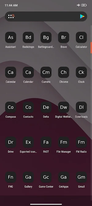 Letters - Minimal Icon Pack Screenshot 1