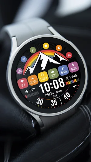 Gorgeous Rainbow ZKin Watch Screenshot 1