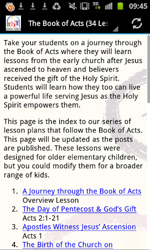 Sunday School Lessons Screenshot 1