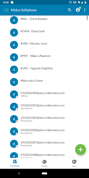 Midco Softphone Screenshot 1
