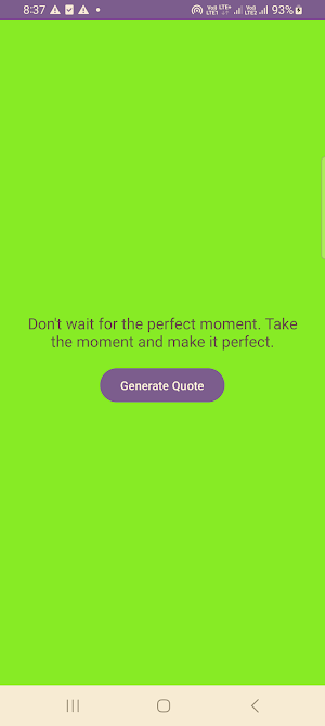 Learning Random Quote Screenshot 2