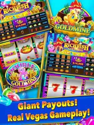 Rich Fish Gold Mine Las Vegas Slot - Slots Big Win Screenshot 2