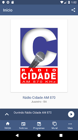 Rádio Cidade 870 Screenshot 1