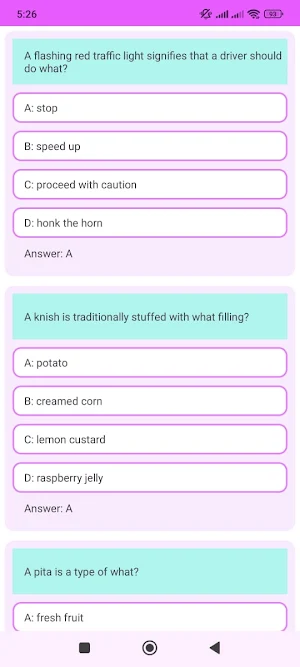 F-Smart Quiz Screenshot 3
