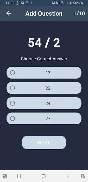 Test Quiz Screenshot 2