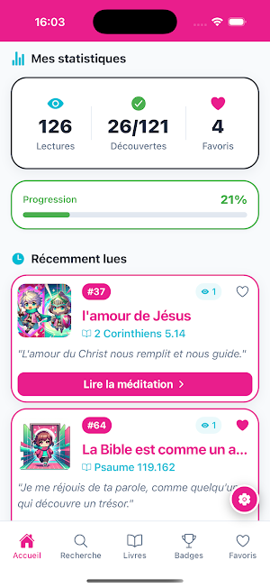 Méditations bibliques Kids Screenshot 3