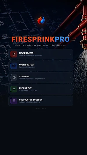 FireSprinkPro Design Studio Screenshot 0
