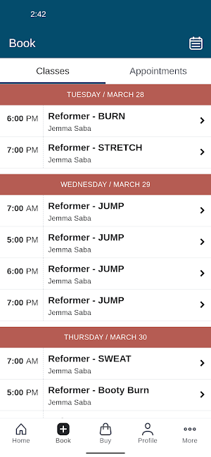 Hi Pilates Screenshot 1