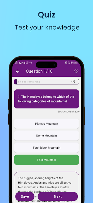 SSC MCQ Exam App Offline Screenshot 3