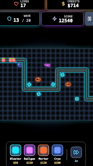Neon Defense Screenshot 0