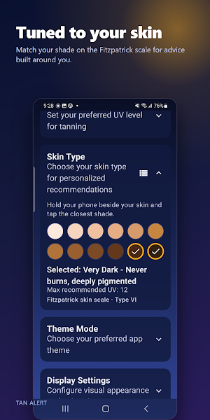 Tan Alert - UV Tracker Screenshot 2