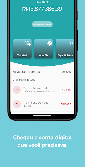 UnicBank Screenshot 0