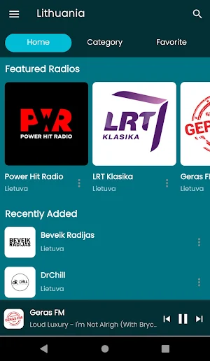 Radio Lithuania Screenshot 0