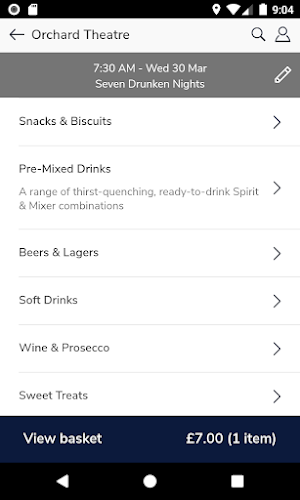 Orchard Theatre Bars Screenshot 1