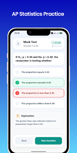 AP Statistics Practice Screenshot 3