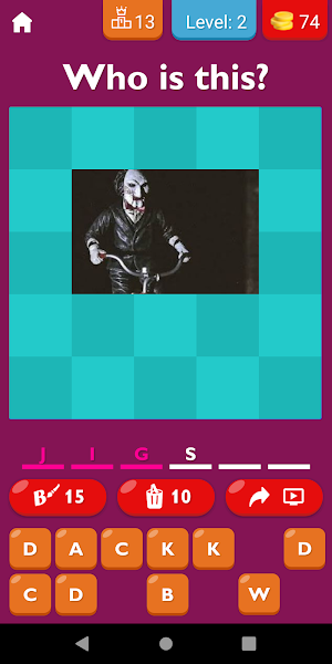 Horror Movie Character Quiz Screenshot 2