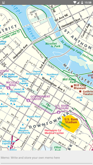 MINNEAPOLIS METRO RAIL BUS MAP Screenshot 3