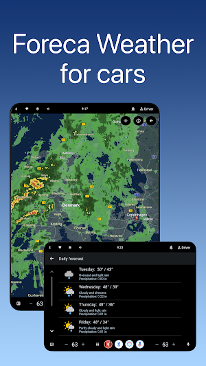 Foreca Weather Automotive Screenshot 0