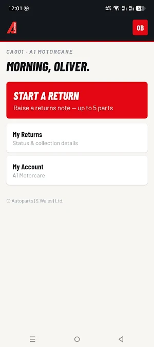 Autoparts Hub Screenshot 2