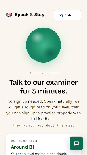 Speak & Stay: B1 English Test Screenshot 1