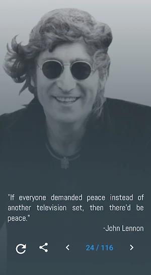 John Lennon Quotes and Lyrics Screenshot 0