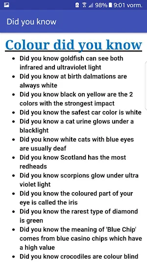 Did you know Screenshot 1