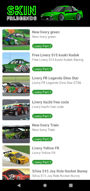 Skin FRLegends Livery Mod Screenshot 1