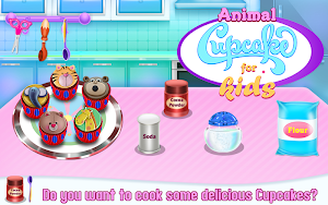 Animal Cupcakes for Kids Screenshot 0