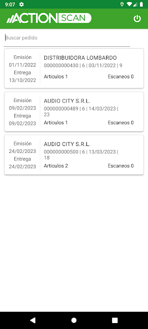 Action Scan Screenshot 1