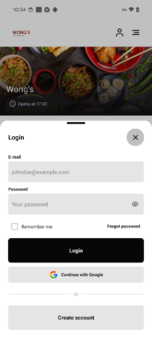 Wong's Screenshot 1