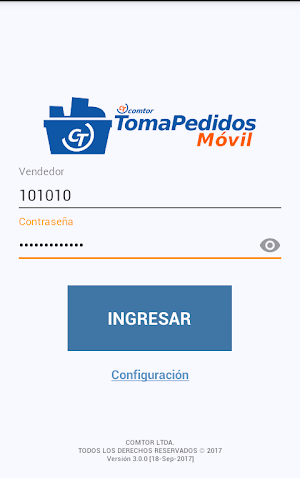 Toma Pedidos y Control GPS de Vendedores Screenshot 0